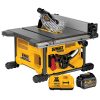 DEWALT DCS7485T1 FLEXVOLT 60V MAX Table Saw Kit, 8-1/4"