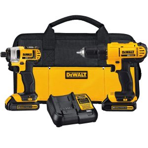 DEWALT DCK240C2 20v Lithium Drill Driver/Impact Combo Kit (1.3Ah)