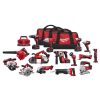 Milwaukee 2696-29 M18 18V Cordless 15-Pieces Combo Kit